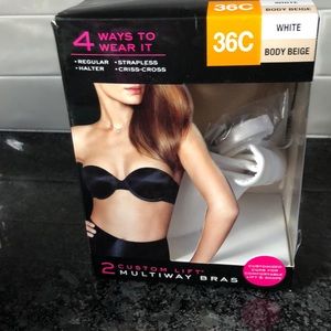 Box of 2 Maidenform bras, 36C, NEW
